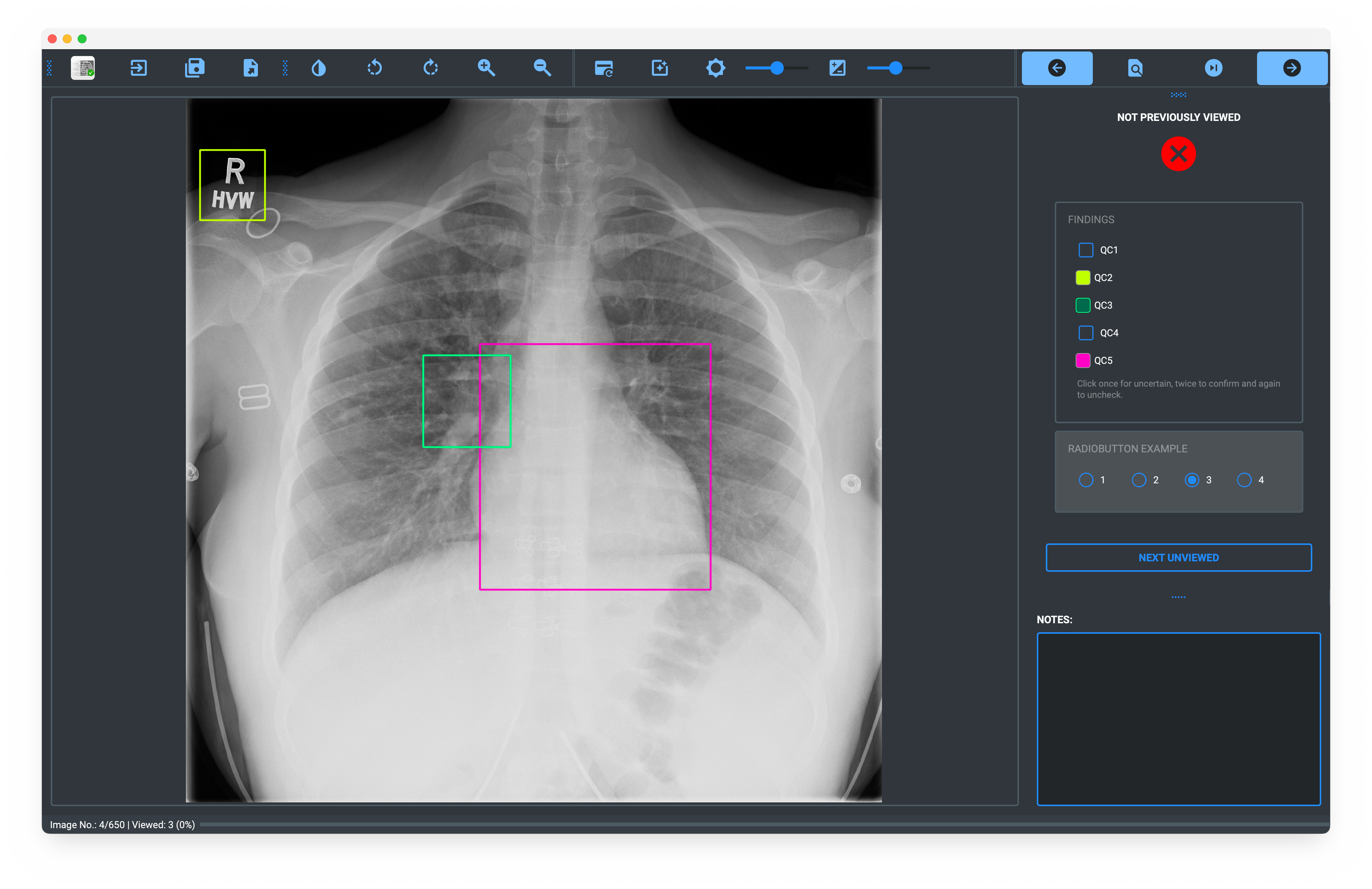 Labelling Mode Screenshot