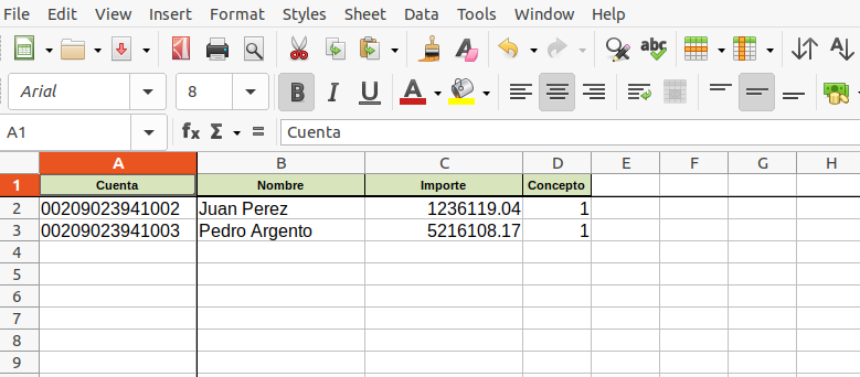 Resultado Excel