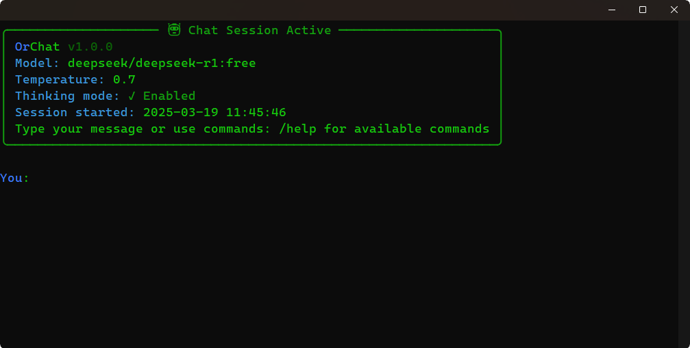 OrChat screenshot