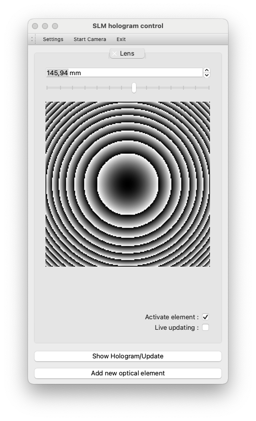 Fresnel lens tab