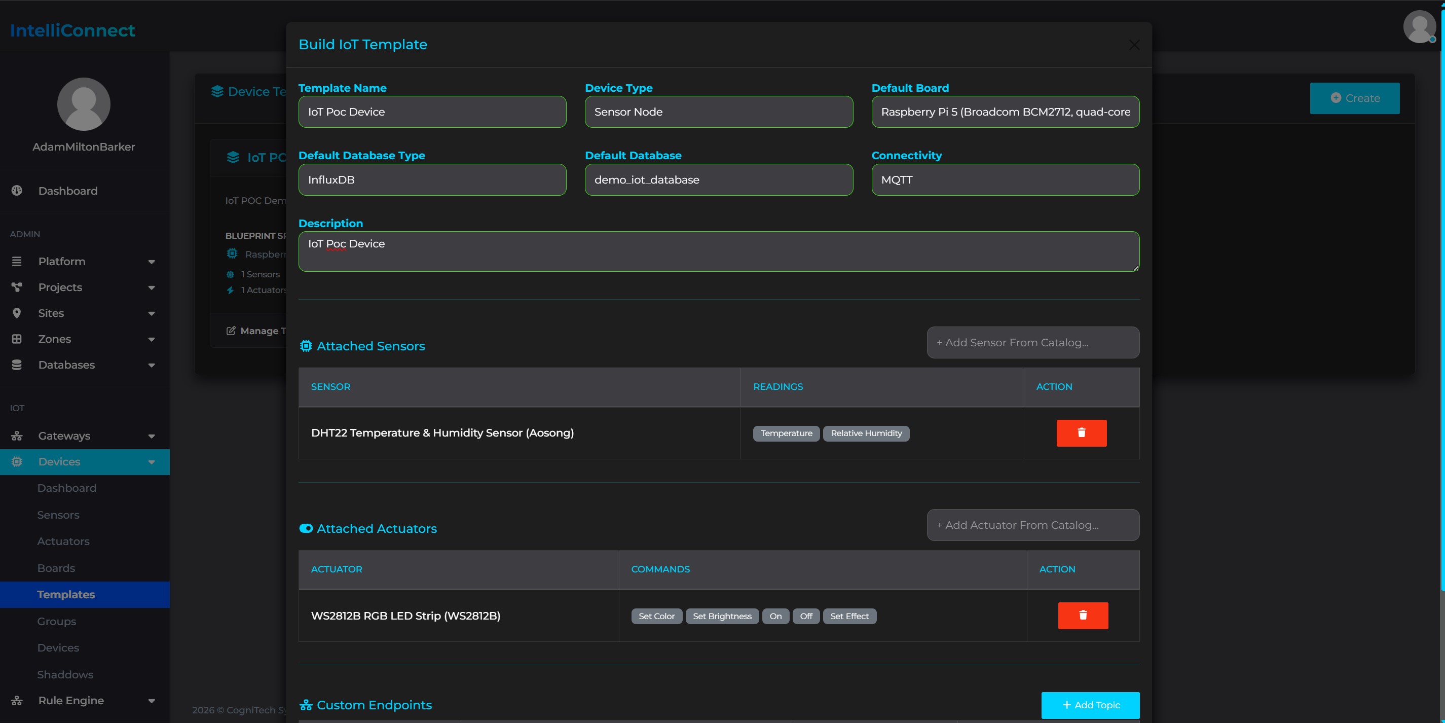 Create A Device Template