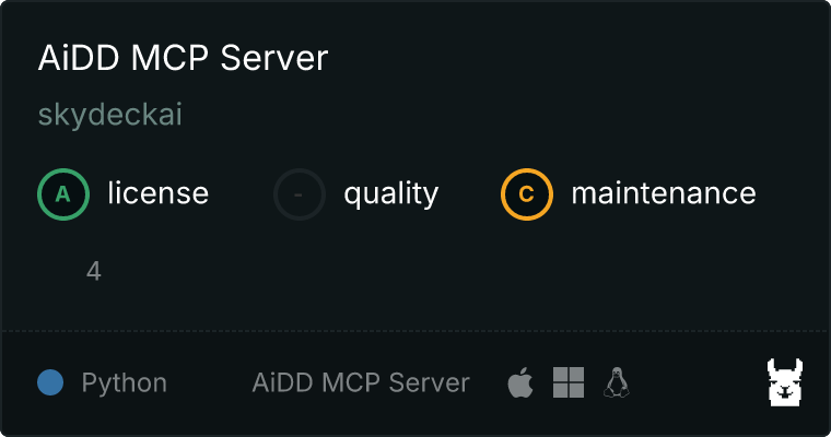 AiDD Server MCP server