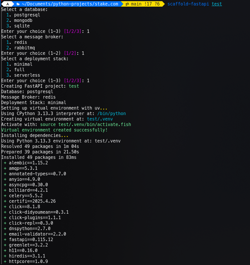 Crushing the Command Line: How I Used Amazon Q to Build a Smarter FastAPI Scaffolder