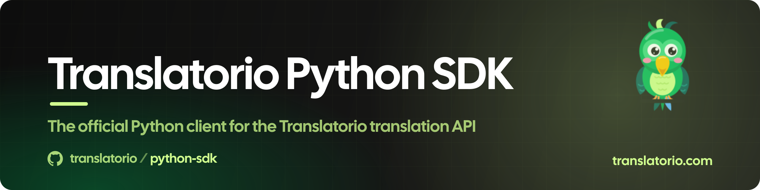Translatorio Python SDK