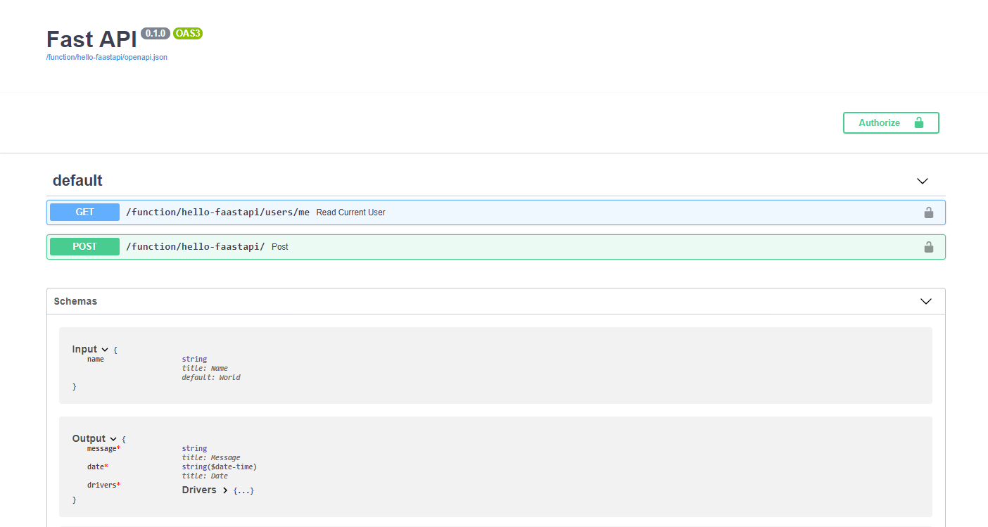 Screenshot of documentation