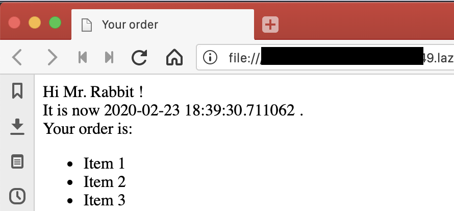 screenshot of page with constantly-changing elements