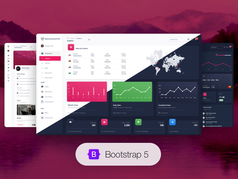 Material Dashboard 2 Pro