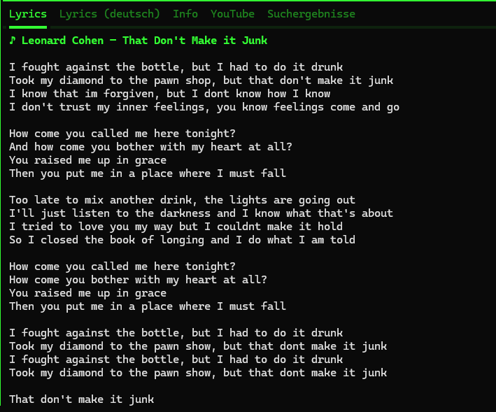 Lyrics