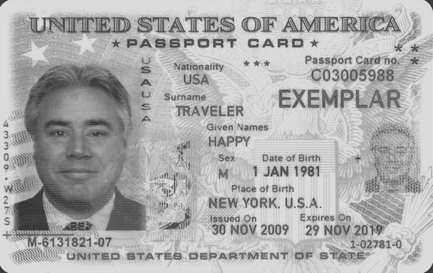 sample passport