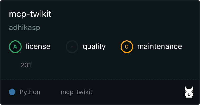 mcp-twikit MCP server