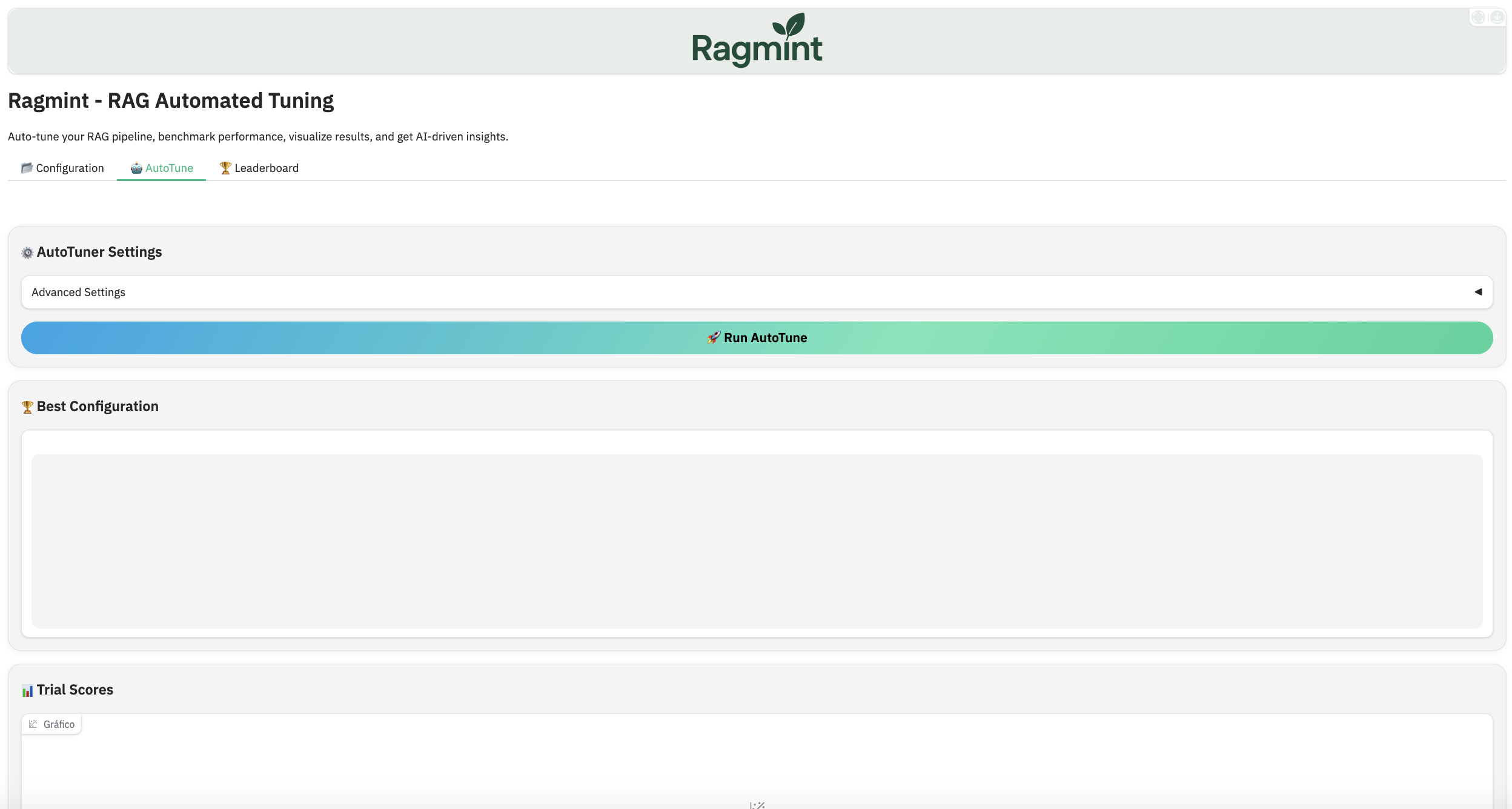 Ragmint Gradio App Preview