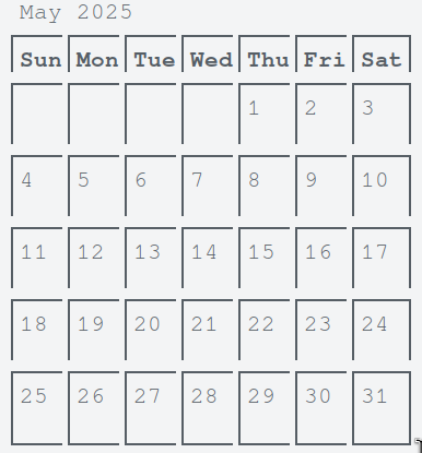 interface-calendar