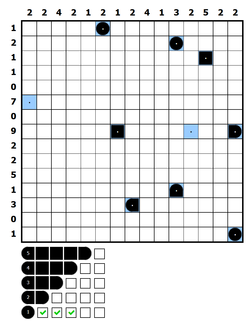 Battleships unsolved