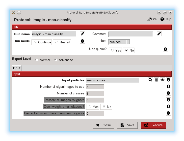 Advanced protocol parameters