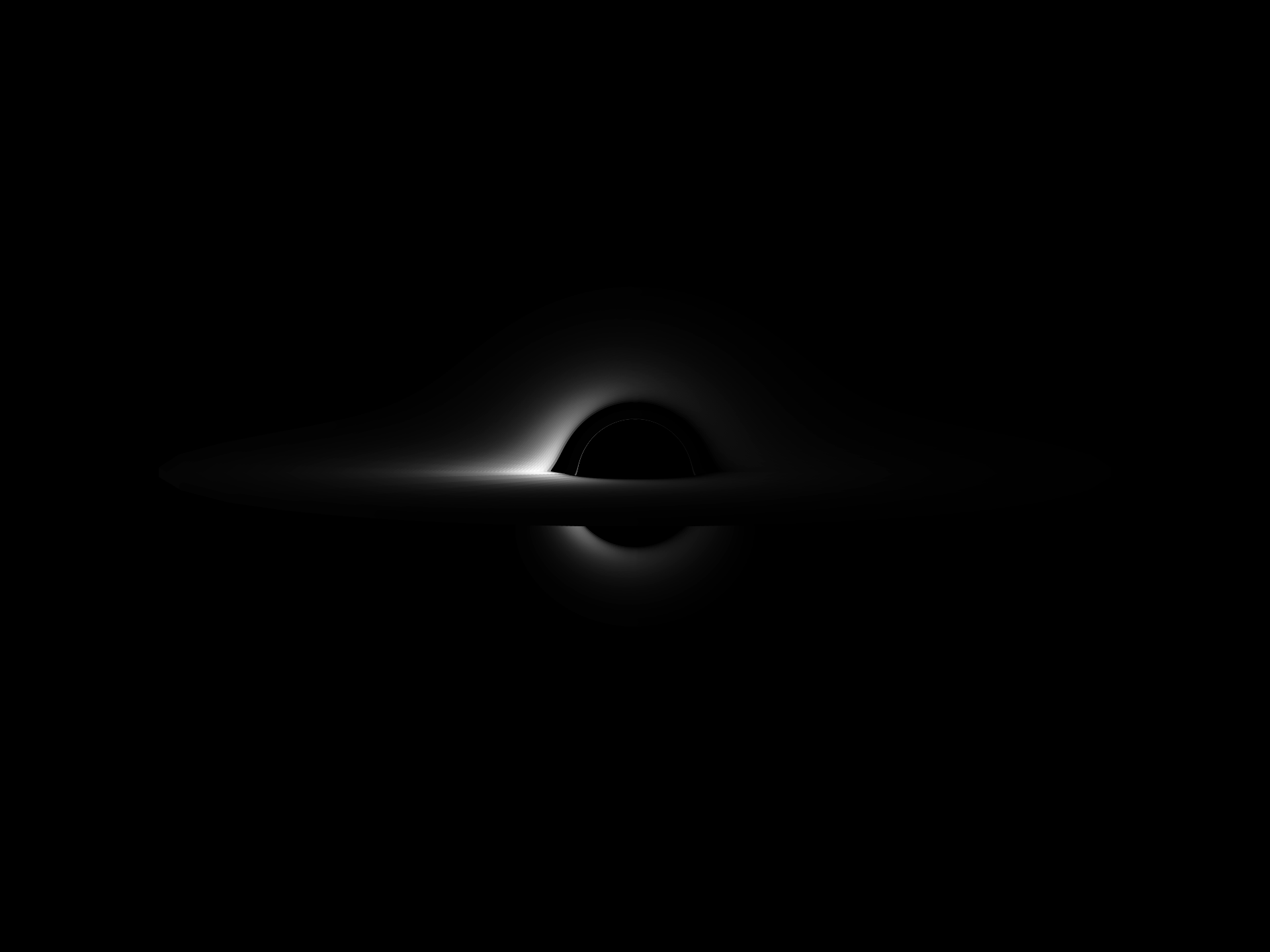 Example plot of a black hole