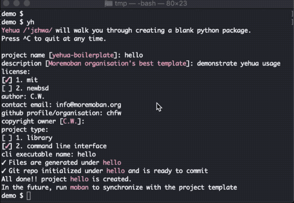 https://github.com/moremoban/yehua/raw/dev/docs/source/_static/yehua-hello.gif
