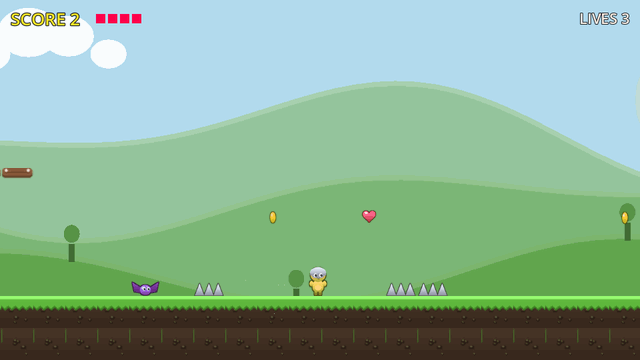 Knight's Quest: a cartoon-style sword platformer