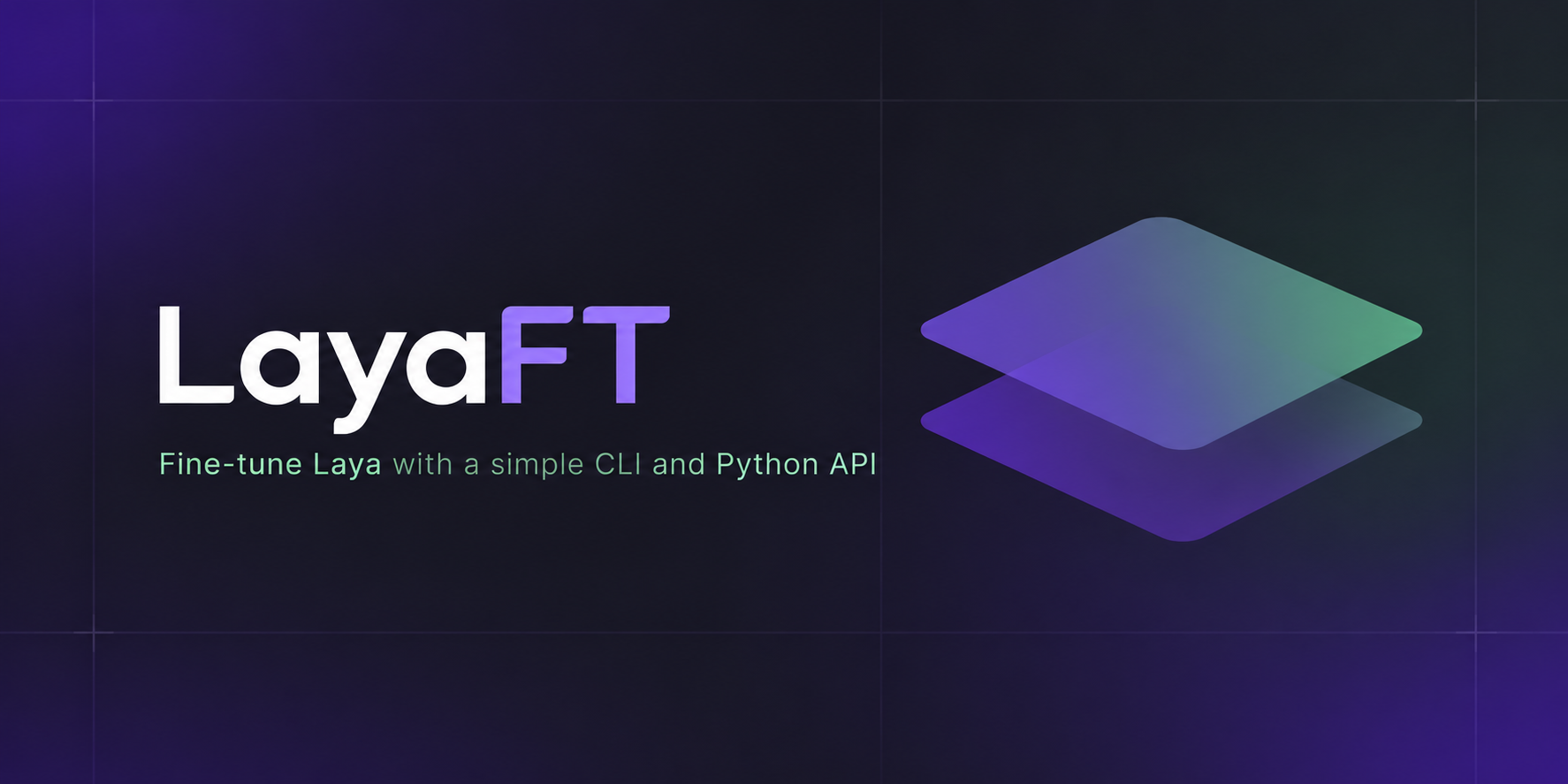LayaFT: fine-tune Laya with a simple CLI and Python API