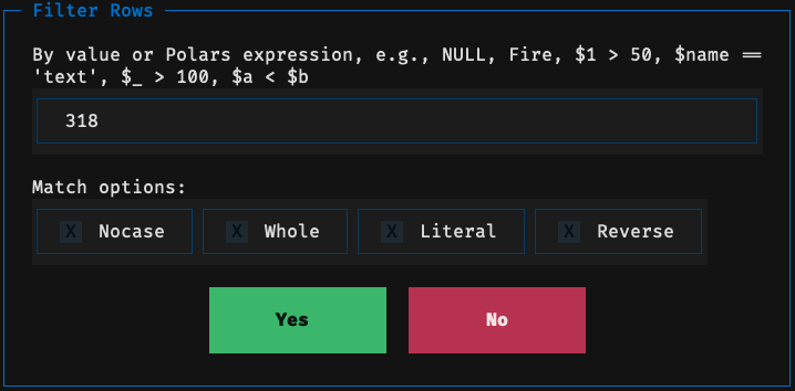 Advanced Filter