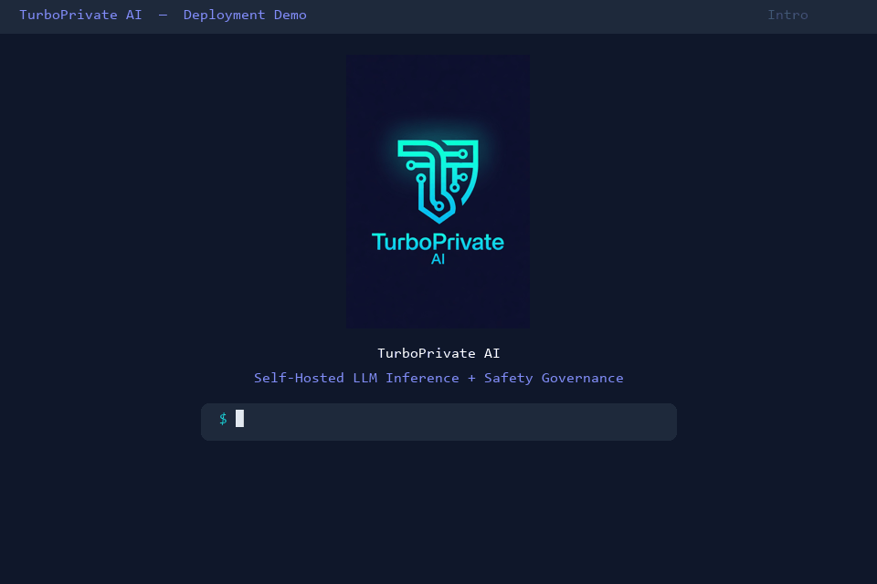 TurboPrivate AI deployment demo