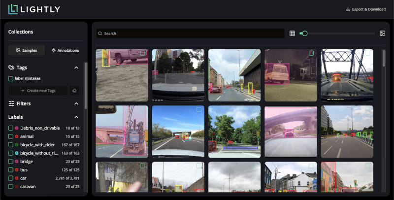 Lightly Purple Sample Grid View