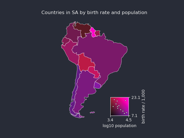 Colormap in use