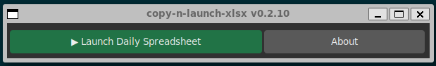Screenshot of the GUI