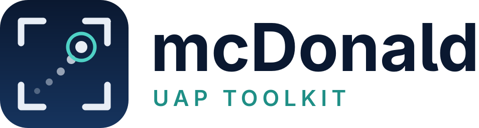 mcDonald UAP Toolkit