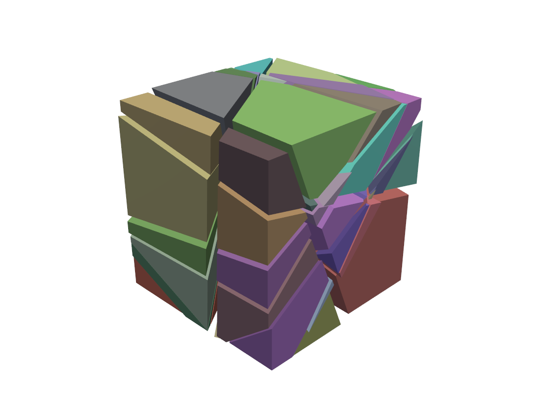 fractured cube