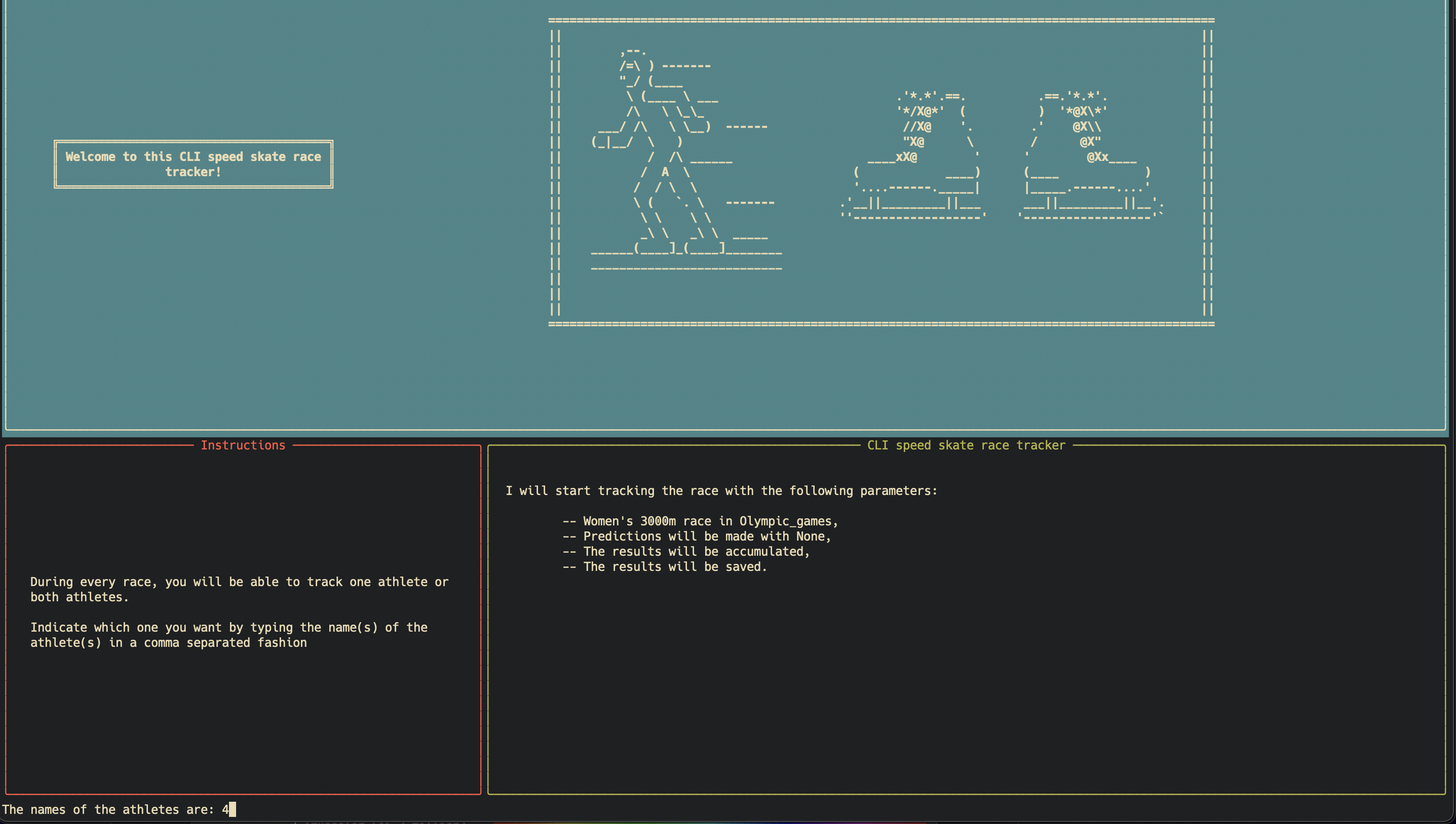 Welcome screen