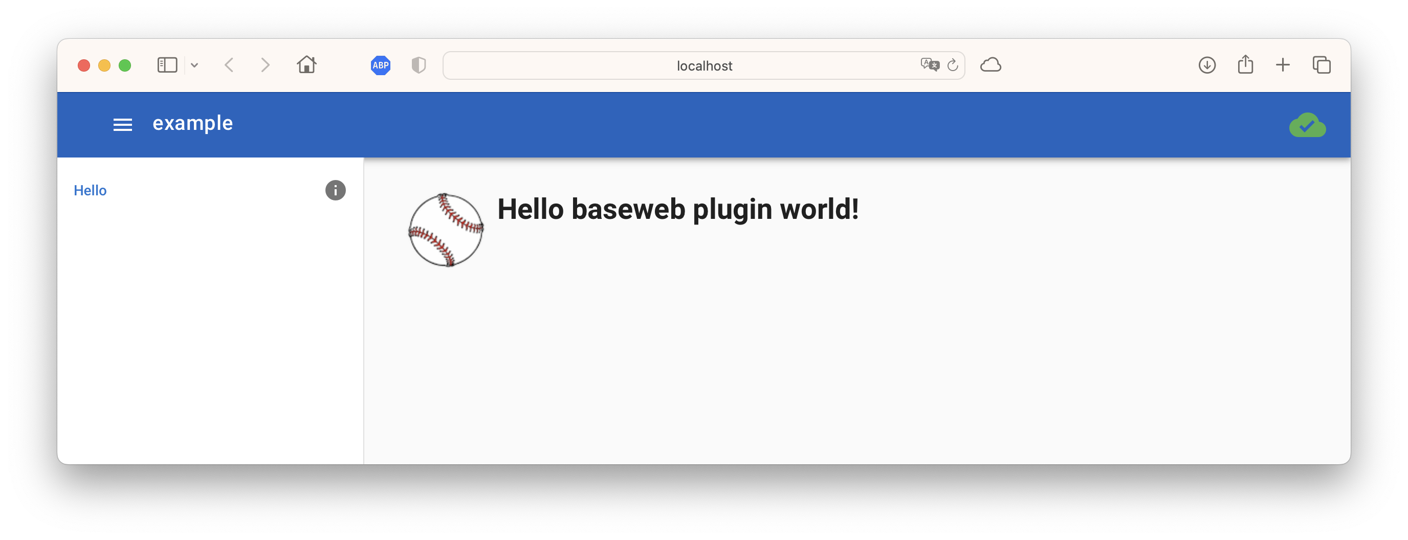 Hello Baseweb Plugin World