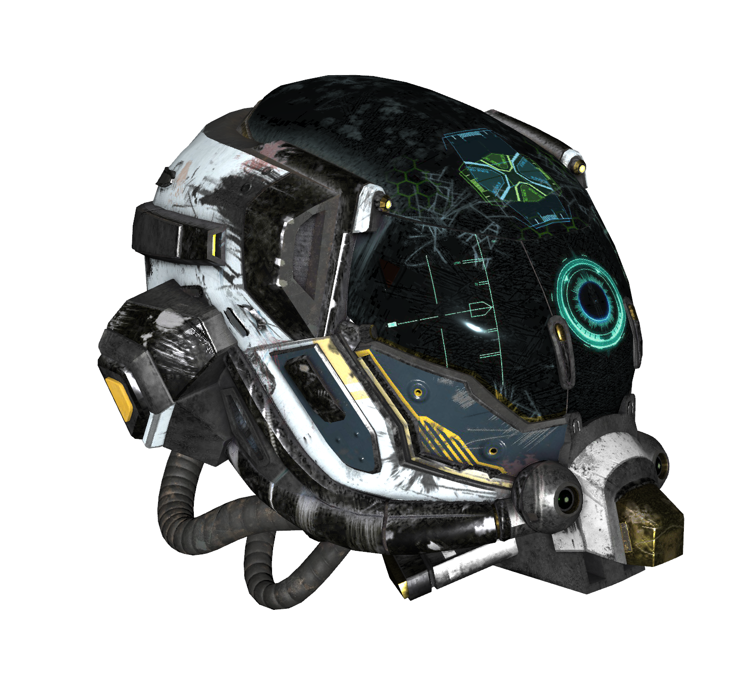 Damaged Helmet