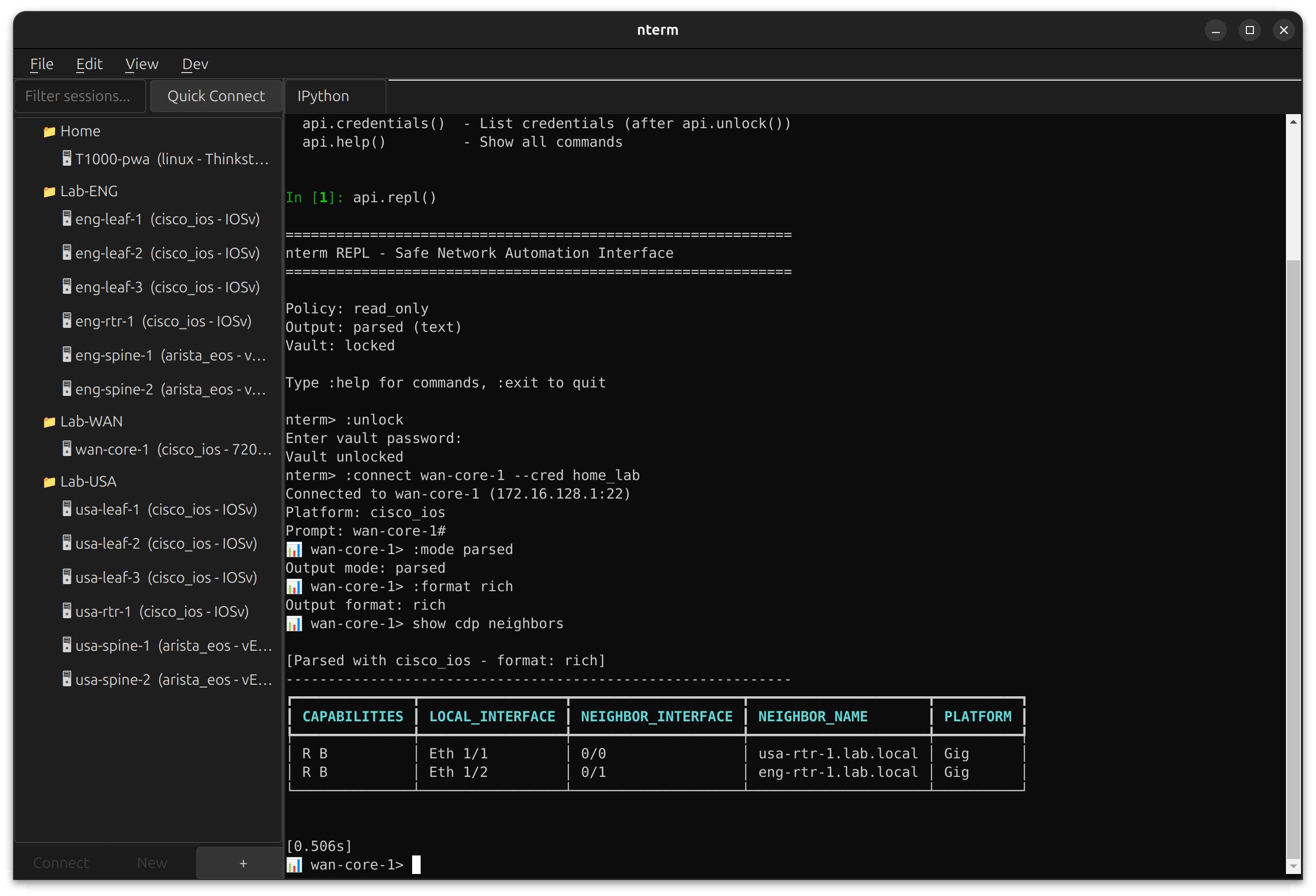 IPython Console