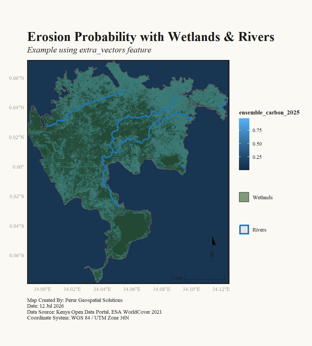 Swamp and River Overlays Map
