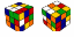 Rubik's Cube solving animation