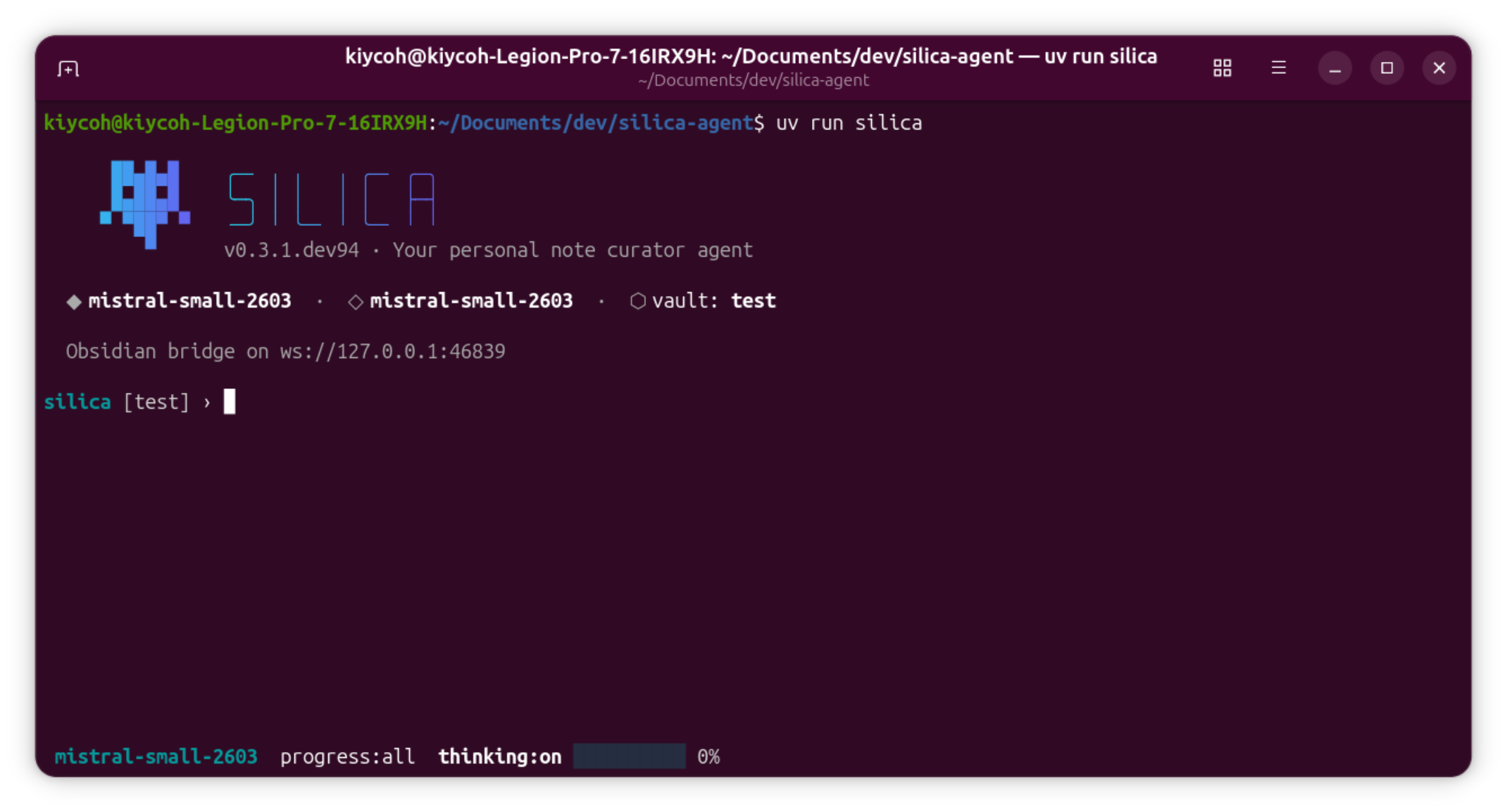 CLI Screenshot