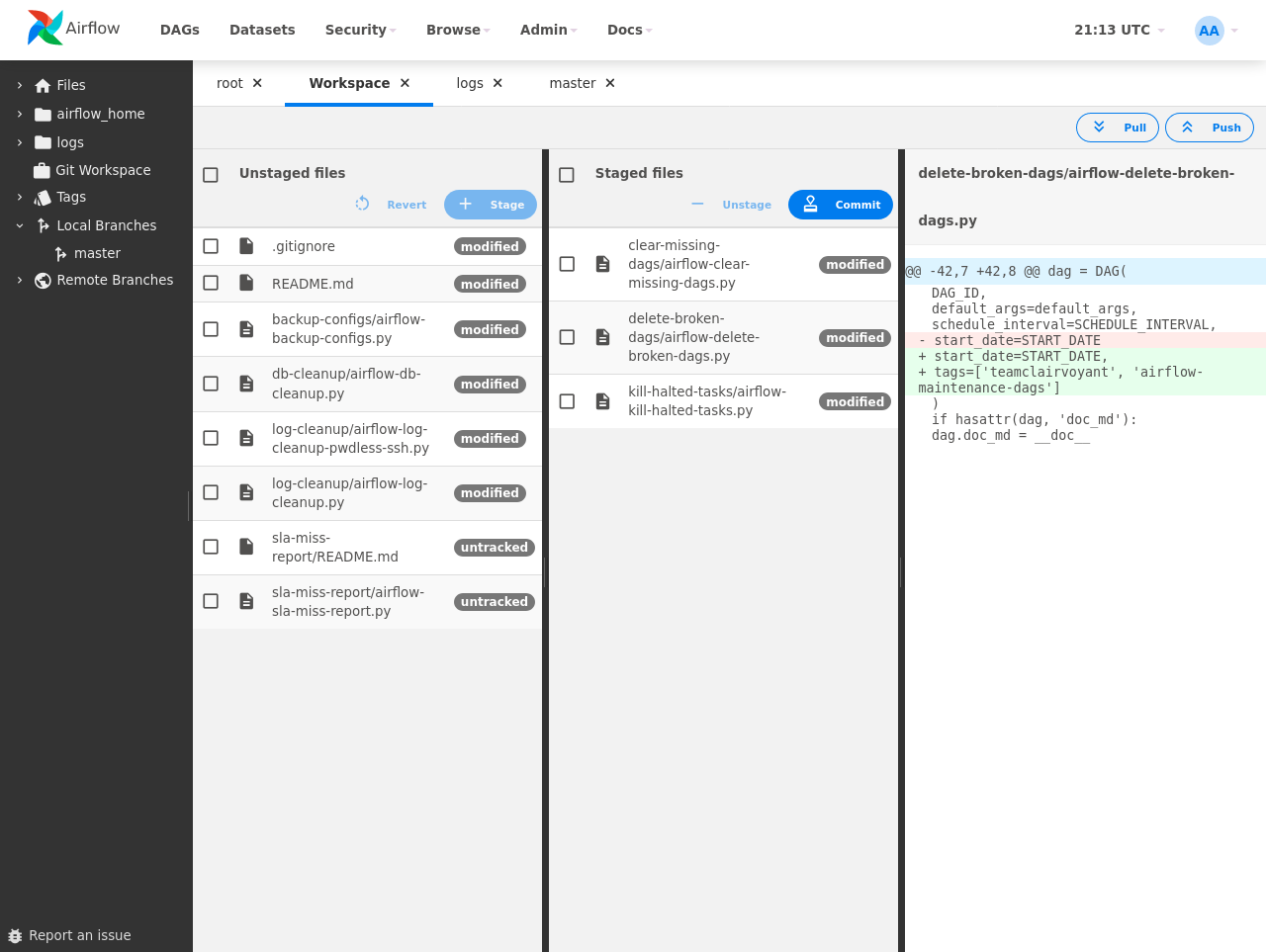 Git Workspace