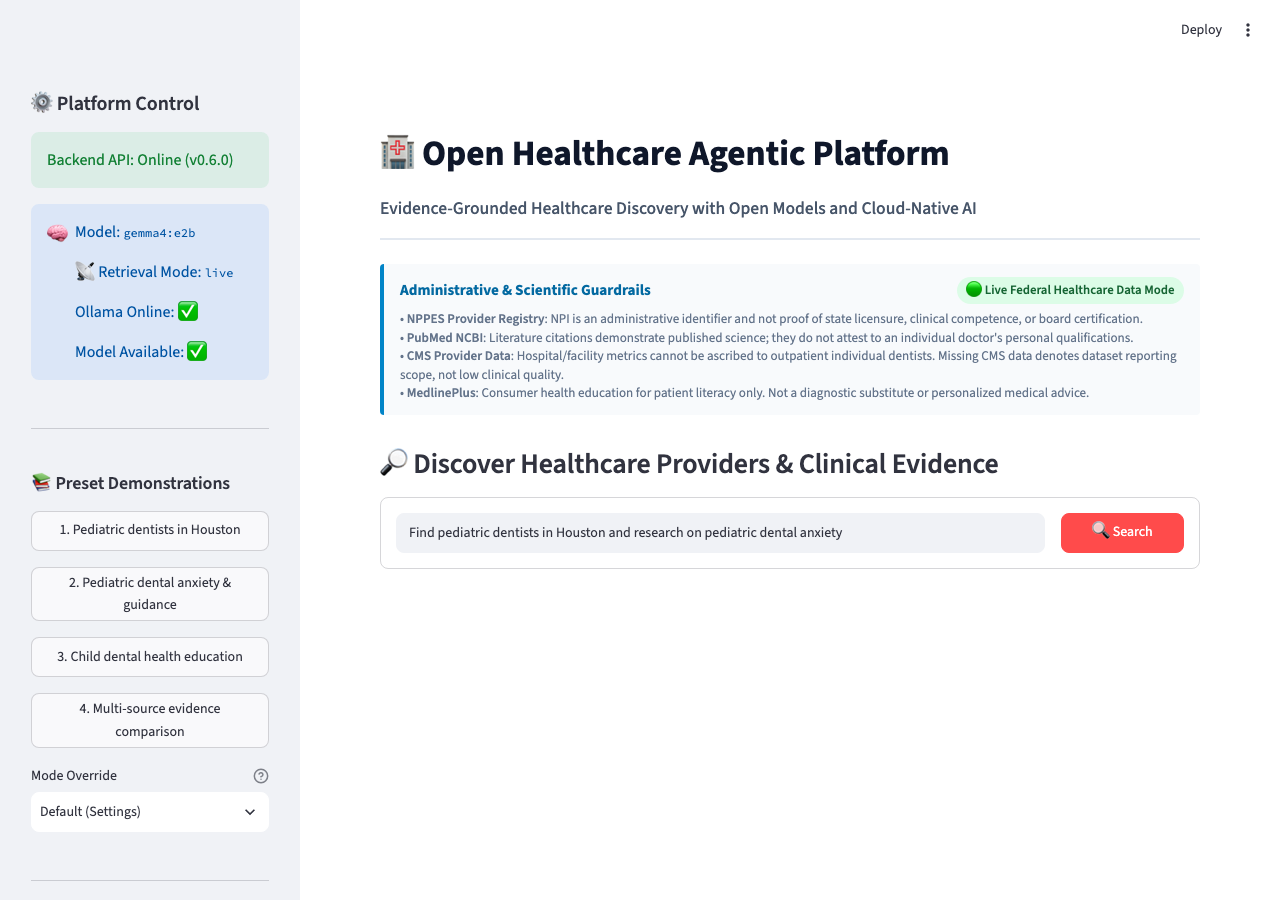Containerized Streamlit Search Interface