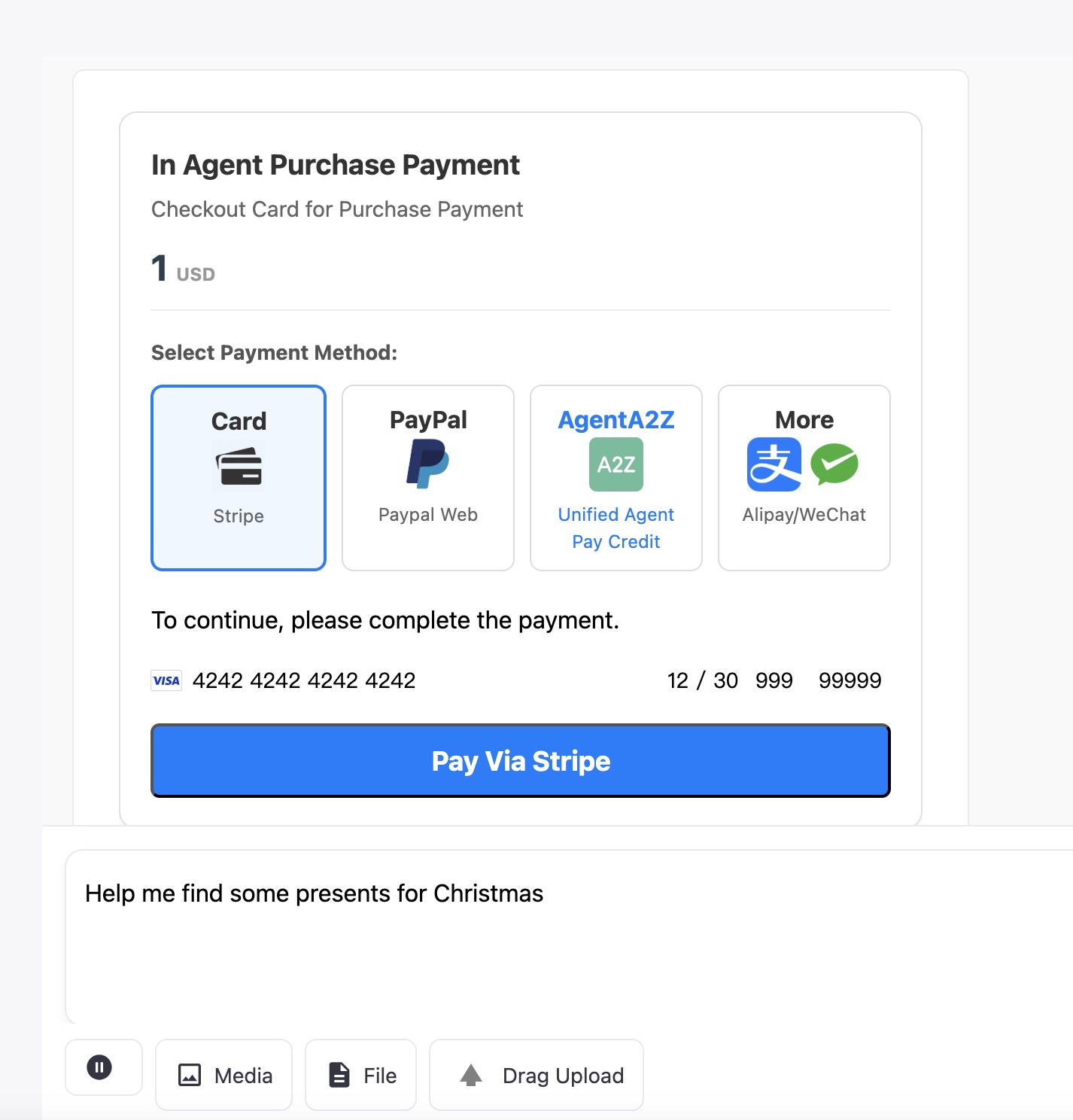 AI Agent Workflow Payment