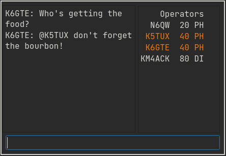 Picture showing band and mode conflict
