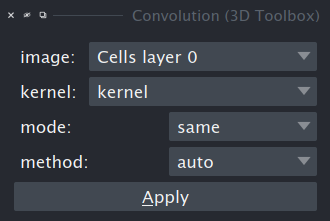 A simple options dialog