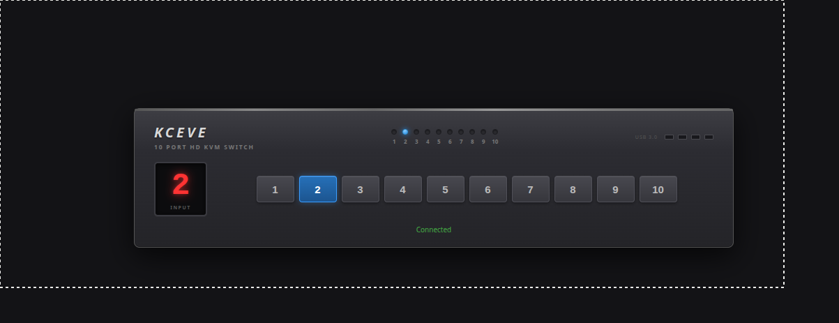 kceve-kvm-web: KVM switch control via browser