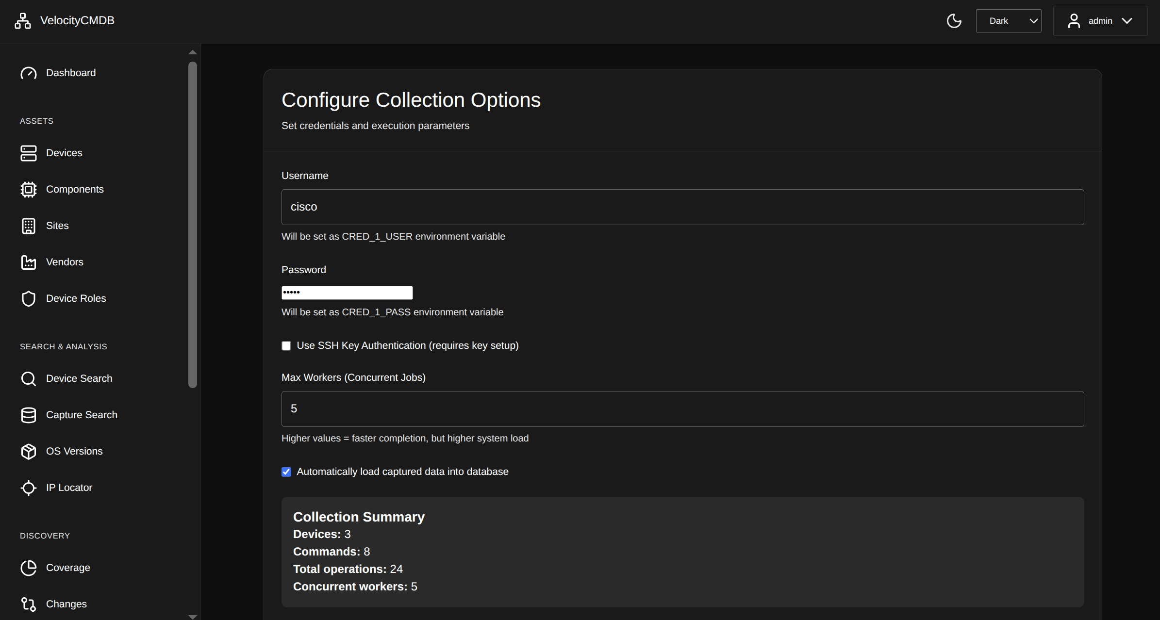 Capture Options