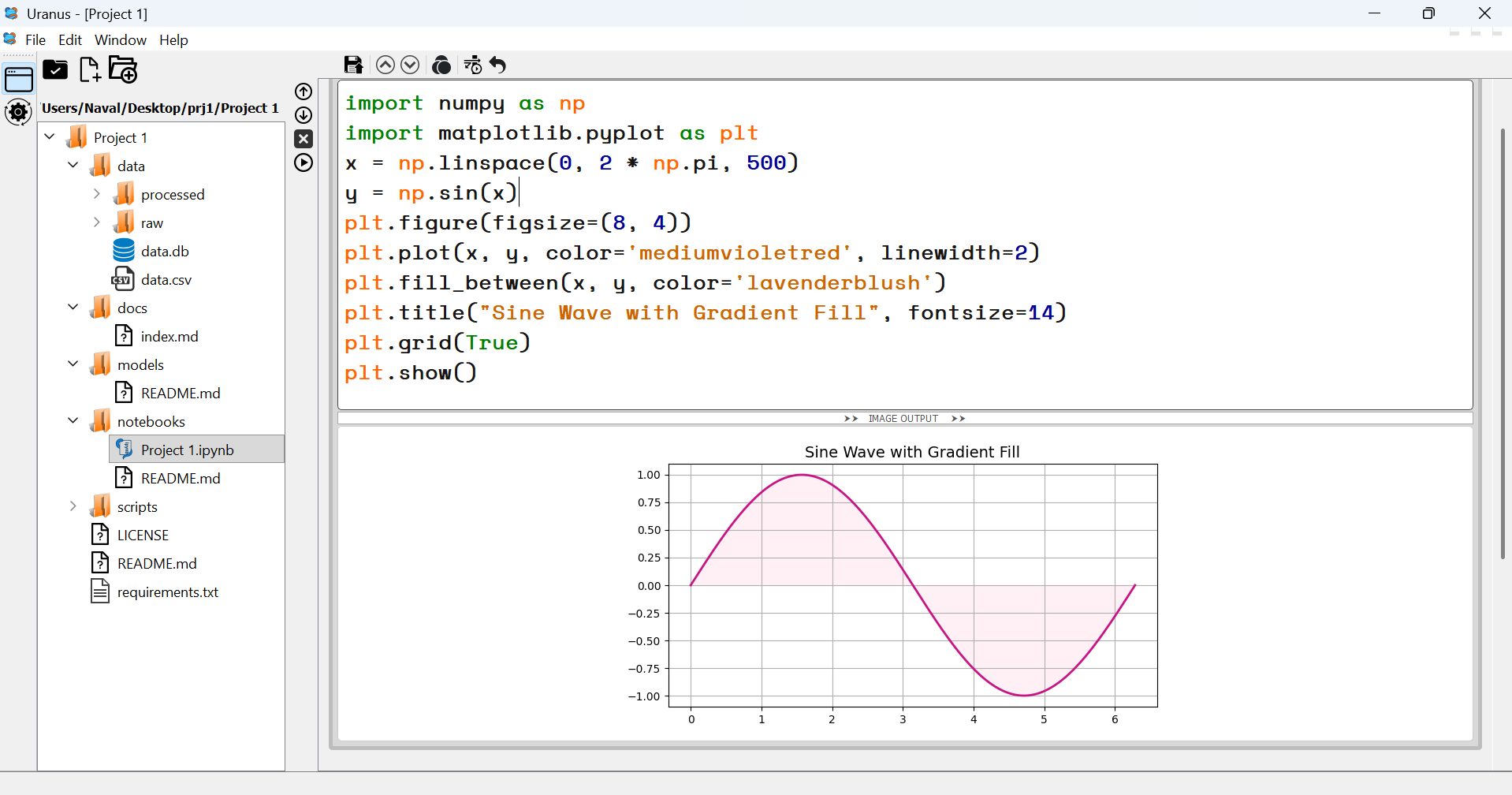 Uranus IDE code editor by Attila Ghashghaei |  آتیلا قشقایی 