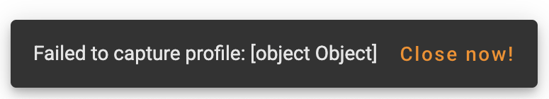 Failed capture for TensorBoard UI profile capture