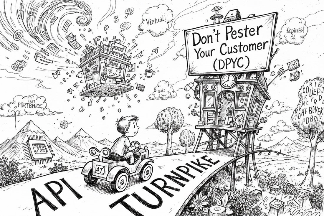 Milo drives the Lightning Turnpike — Don't Pester Your Customer