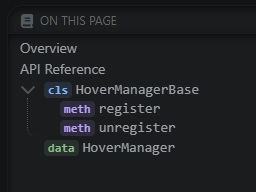 Default local ToC with Furo