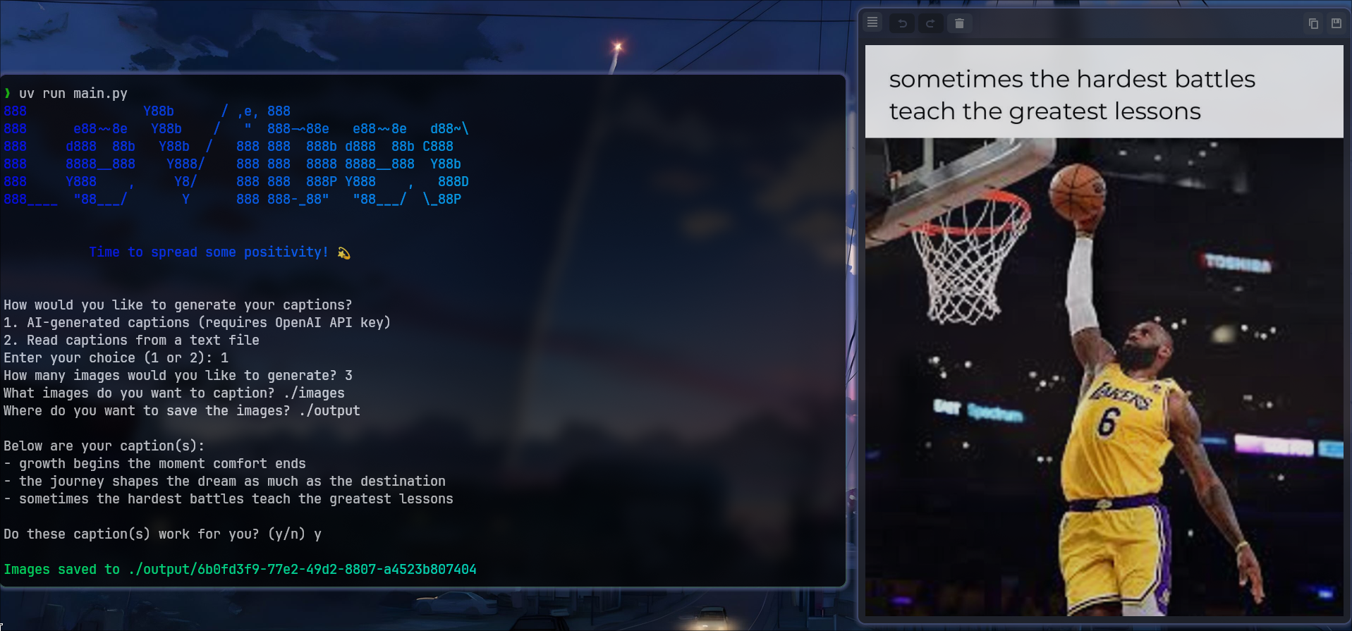 working demo