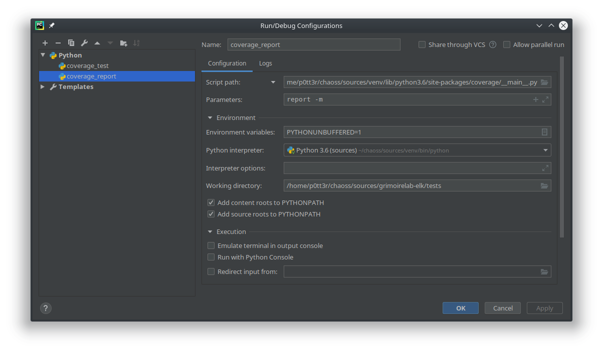pycharm-config_report