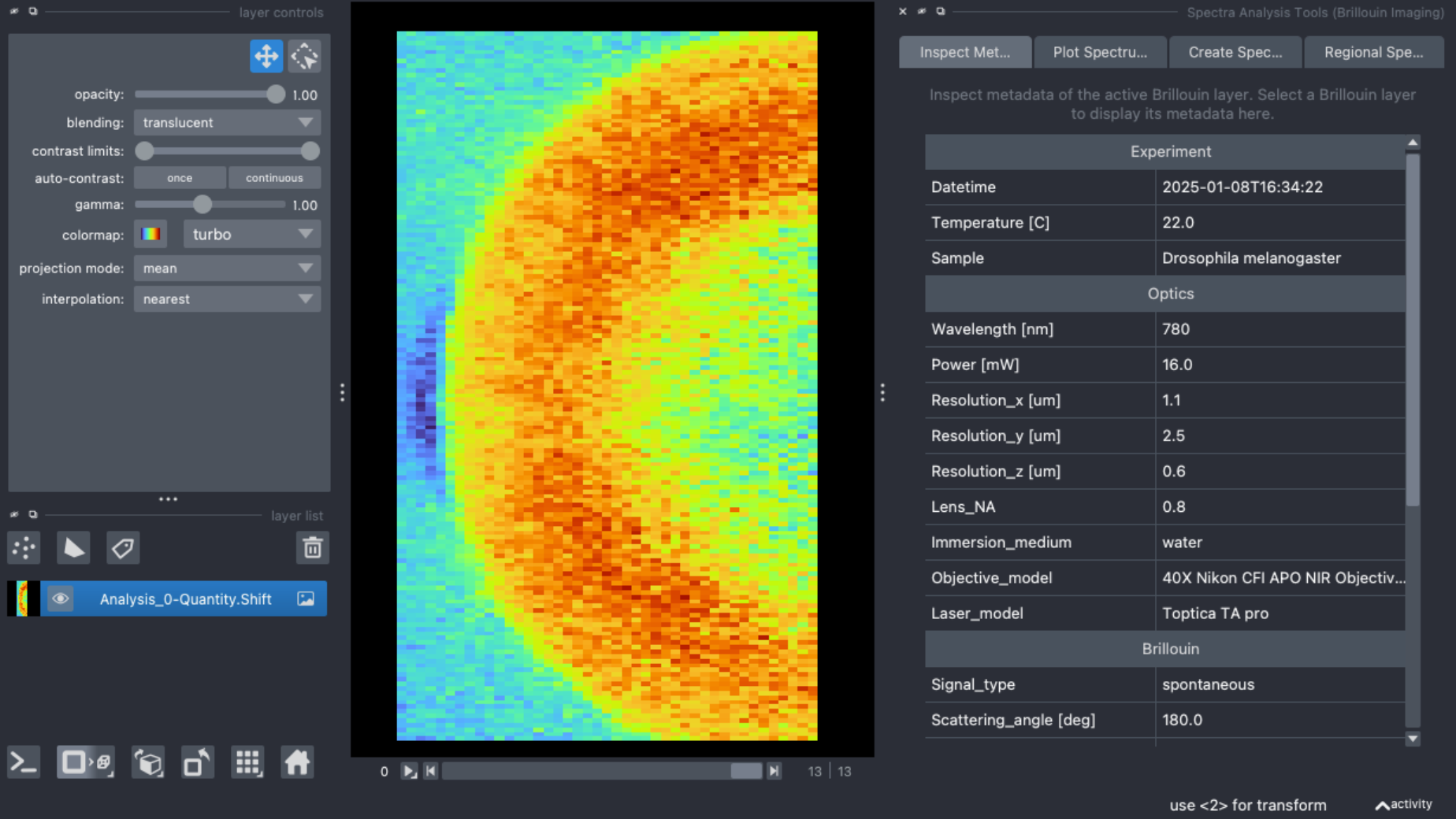 brillouin-imaging-napari-screenshot